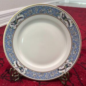 Vintage Theodore Haviland Limoges France Rani Pattern 7.5" Salad Plate Peacock